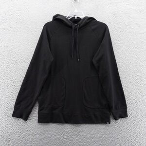 Gaiam Lotus Fitness Hoodie Sweatshirt Medium Men Slim Fit Black Pullover‎